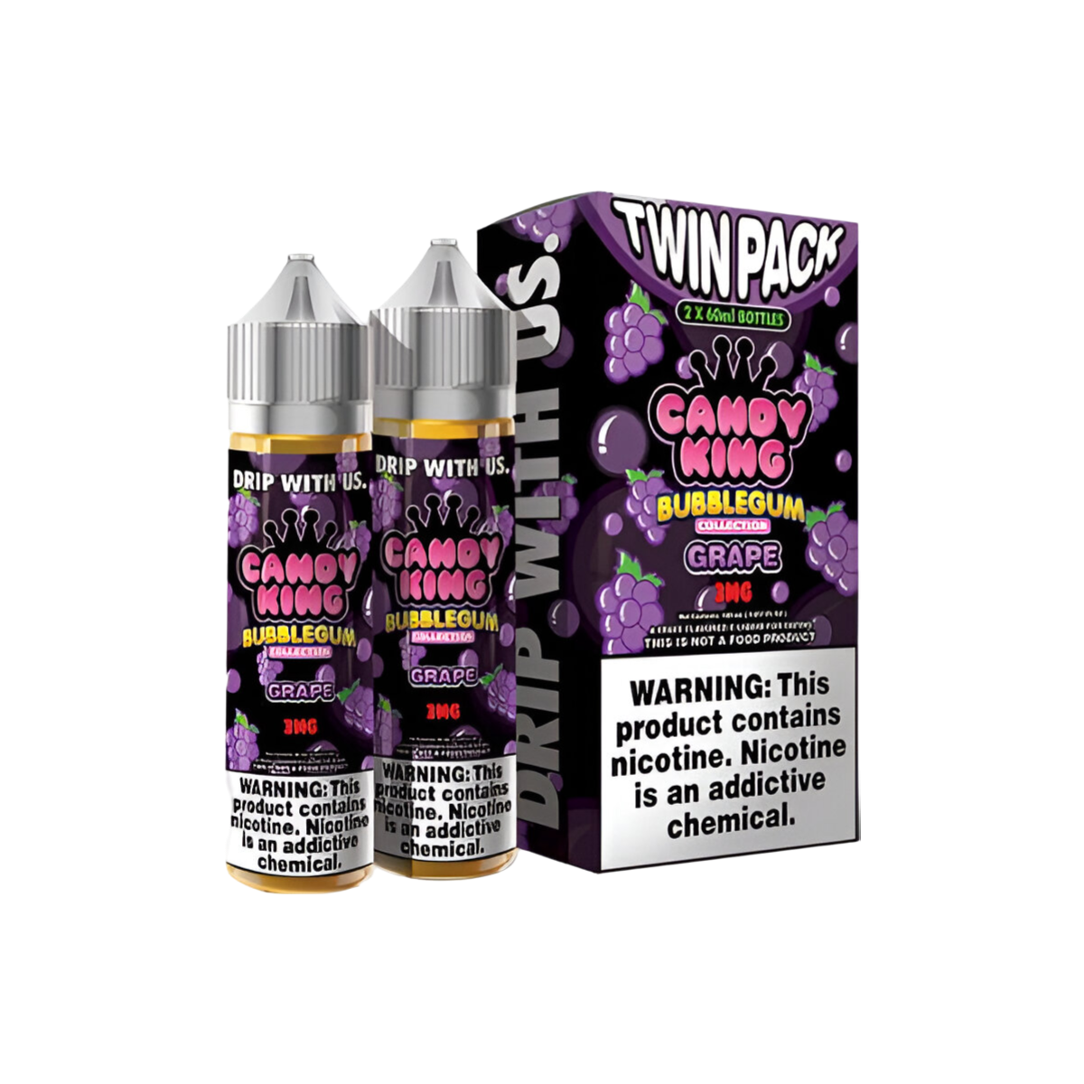 Home | Small-Batch Cannabis 8 Candy King Juice King Twin Pack Bubblegum Grape