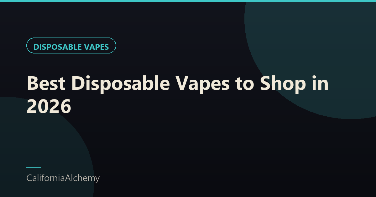 Best disposable vapes to buy - 2026 lineup