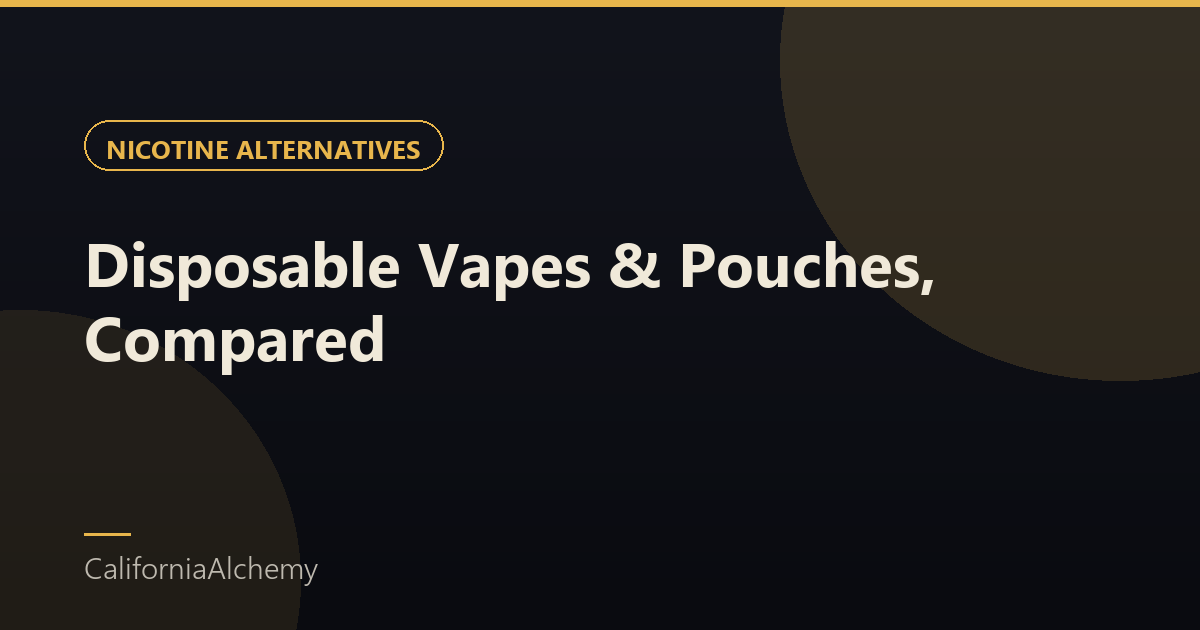 Best nicotine pouches to buy vs disposable vapes