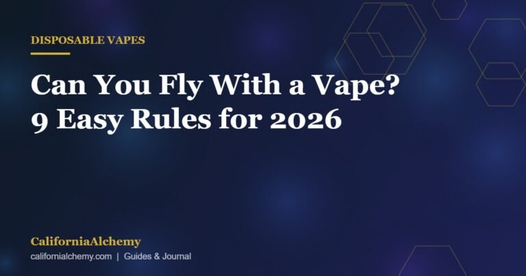 Can You Fly With a Vape? 9 Easy Rules for 2026 32 Can you fly with a vape guide cover image